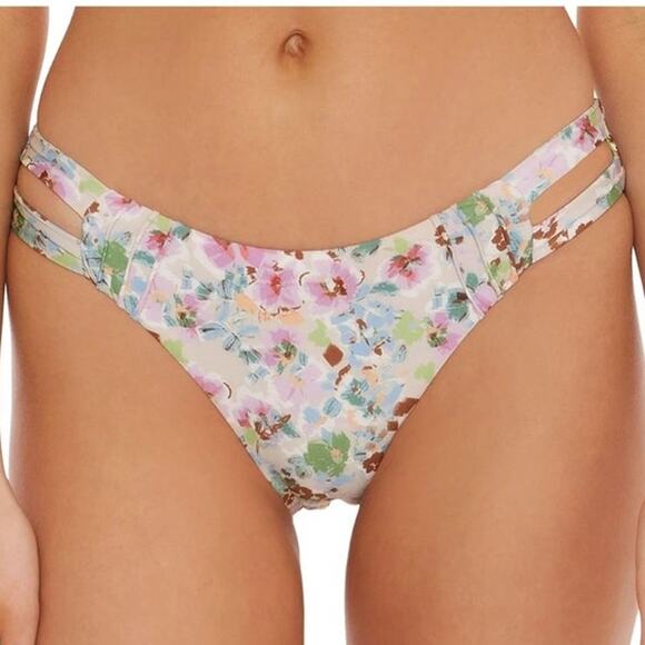 Isabella Rose Maui Floral Reversible Swim Bottom Sz M NWT - Picture 7 of 13